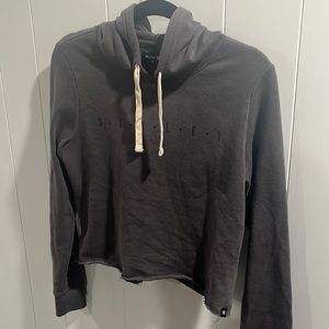 Hurley XS Cutoff Cropped Hoodie